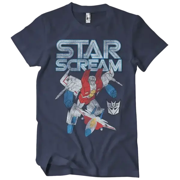 Navy Blue Transformers Starscream T-shirt