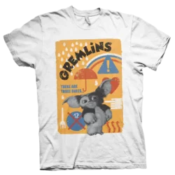 Hvid Gremlins De Tre Regler T-shirt