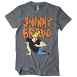 Mørk heather Johnny Bravo T-shirt