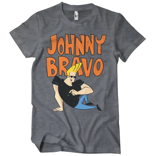 Mørk heather Johnny Bravo T-shirt