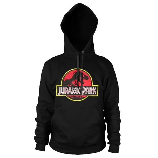 Sort Jurassic Park Logo Hoodie