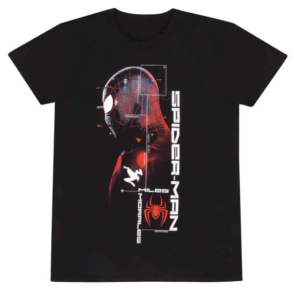 Sort Spider-man Miles Morales T-shirt