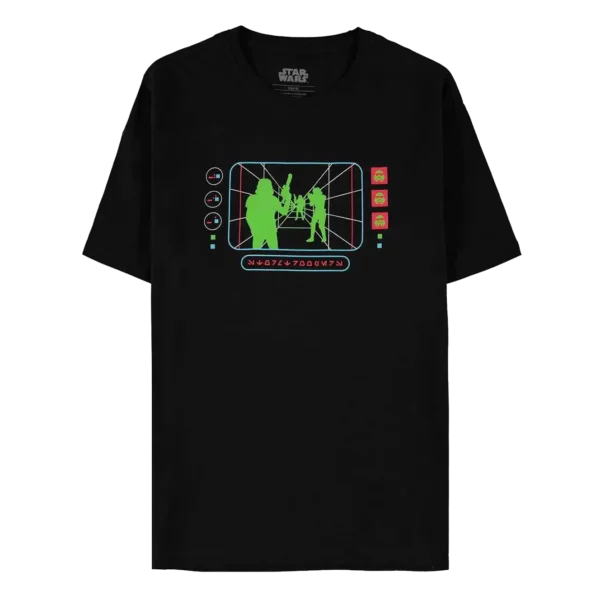 Sort Star Wars Retro Screen T-shirt