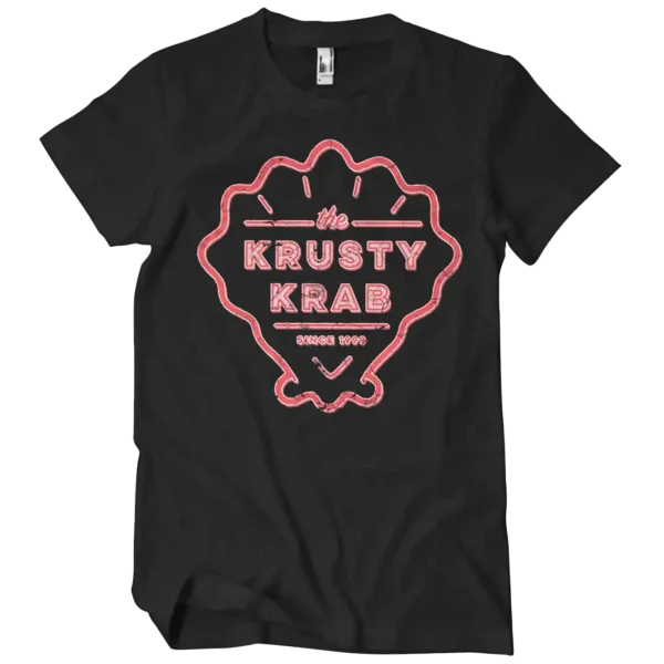 Sort Den Knasende Krabbe T-shirt