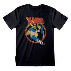 Sort Wolverine X-Men T-shirt