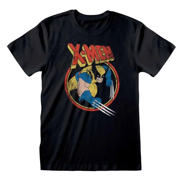 Sort Wolverine X-Men T-shirt